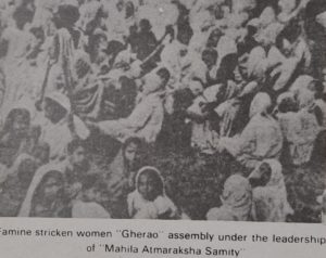 bengal famine-assembly gherao by women