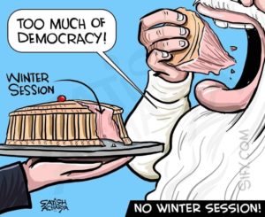 too much semocracy.winter session