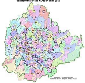 BBMP 243 Wards